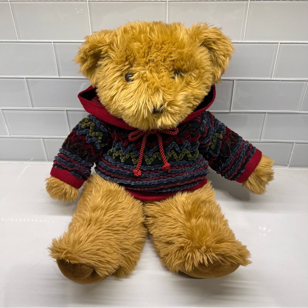 Dan Dee Collectors Choice Cuddly Teddy Bear Plush Medium 20” in Knitted Sweater